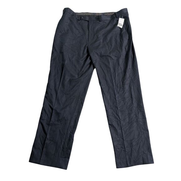 Lauren Ralph Lauren Mens Navy Dress Pants 42W X 32L Flat Front - Picture 1 of 8